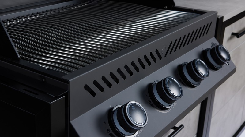 Aktion Outdoorküche mit Gasgrill Napoleon P500 Shadow