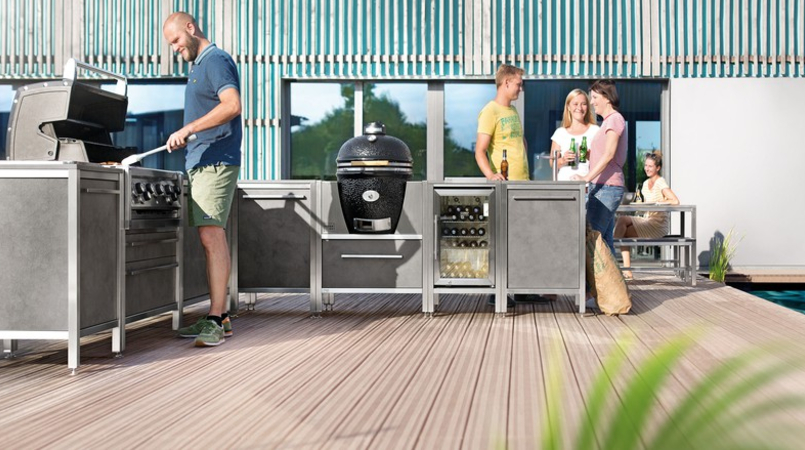 Gasgrills sind der Übergang von Gartengrill zu Outdoor-Küche